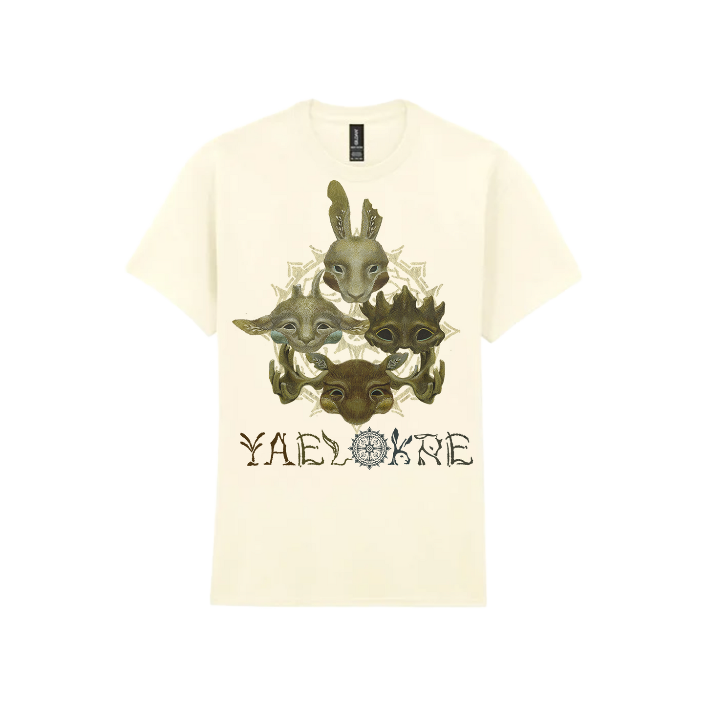The Lark (Masks) Cream T-Shirt