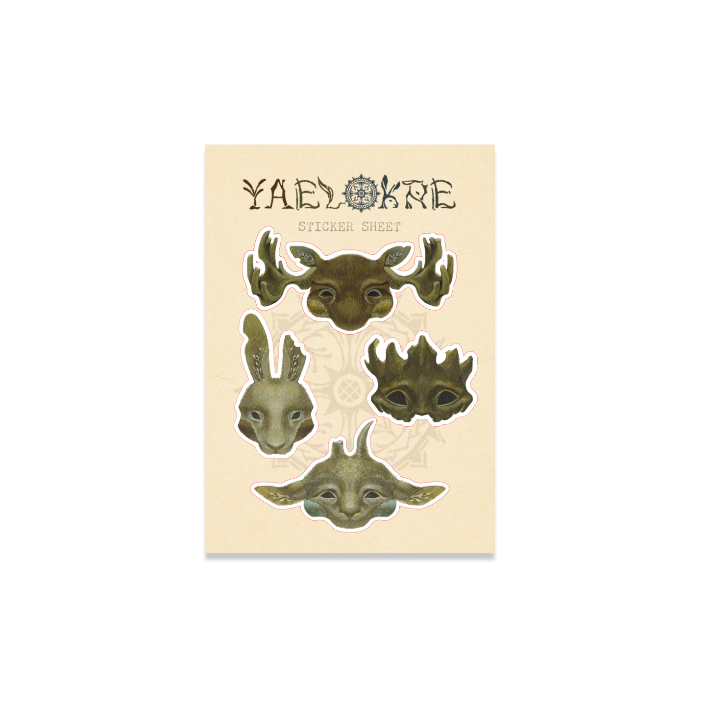 The Lark Masks Stickers